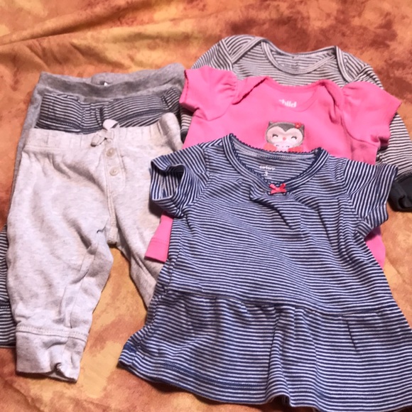 Carter's Other - Carter’s & Child of Mine Lot - 3 tops 3 bottoms